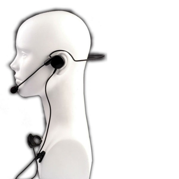 Micro-oortje HS-2 aansluiting Motorola 1 pin