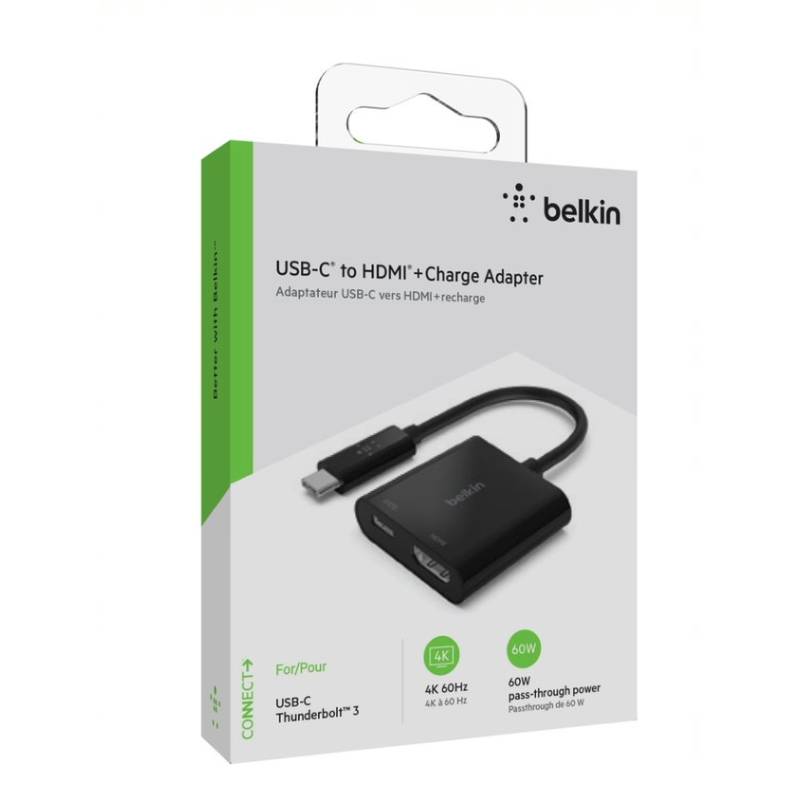 分配器・切替器 Belkin Connect USB-C to HDMI Adapter Belkin USB-C naar HDMI adapter voor professionele gebruik