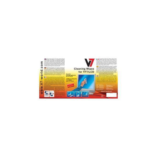  V7 - Screen cleaning doekje 100 stuks