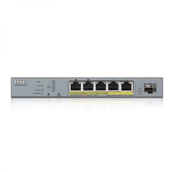 ZYXEL GS1350-6HP Managed CCTV switch