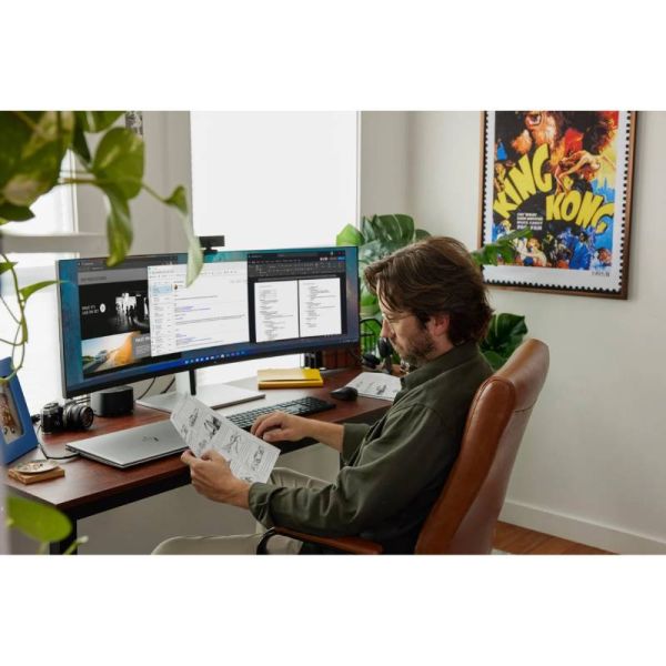 HP E45c G5 DQHD Curved Monitor