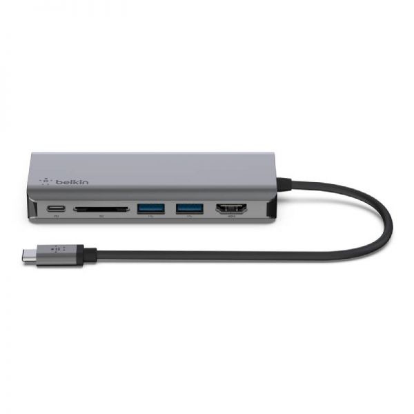Belkin 6-in-1 multi-poort USB-C-adapter