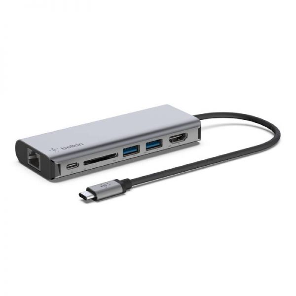 Belkin 6-in-1 multi-poort USB-C-adapter