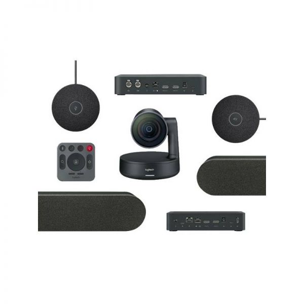 Barco CX50 Gen2 + Logitech Group Pack + Extra mics