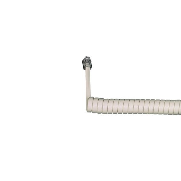 Gekruld Telefoonsnoer voor Handset Ivoor