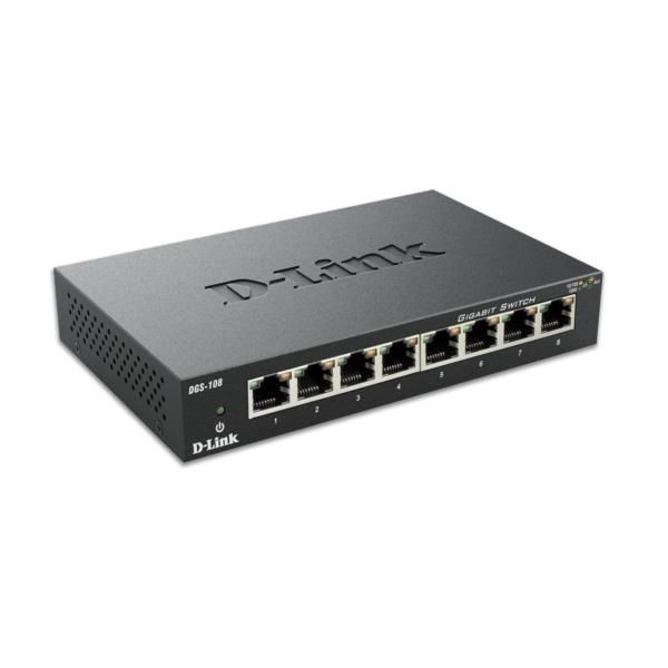 D-Link DGS 108 Switch - 8 poorten (2)