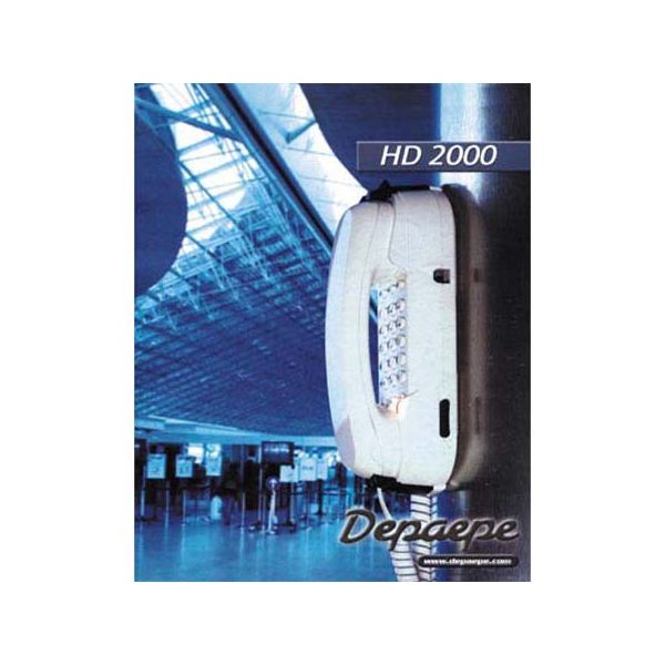 Depaepe HD2000 Noodtelefoon (wit) (2)