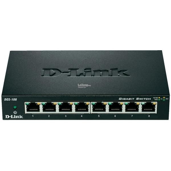 D-Link DGS 108 Switch - 8 poorten (1)