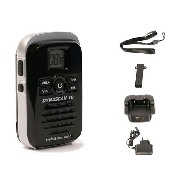 Dynascan 1D PMR446 licentievrije Walkie Talkie