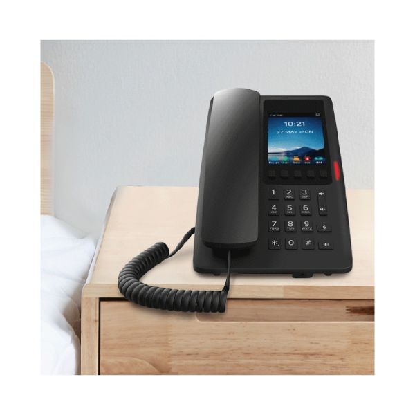 Fanvil H6W IP-telefoon met Wi-Fi voor hotel – Zwart
