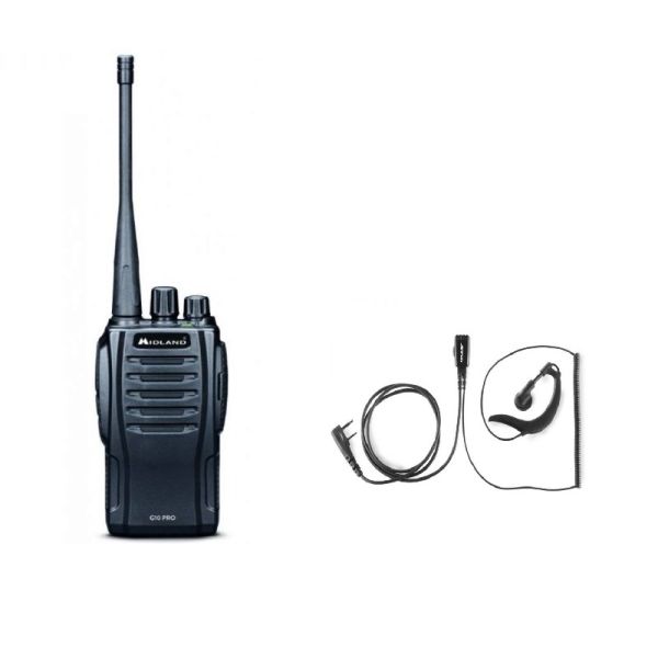Pack Midland G10 Pro + haak-oortelefoon