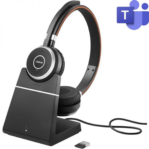 Jabra Evolve 65 MS Duo SE + oplaadstation