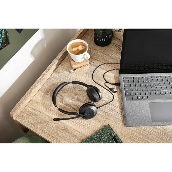 Jabra Evolve2 30 SE Stereo MS met USB-C/A-aansluiting