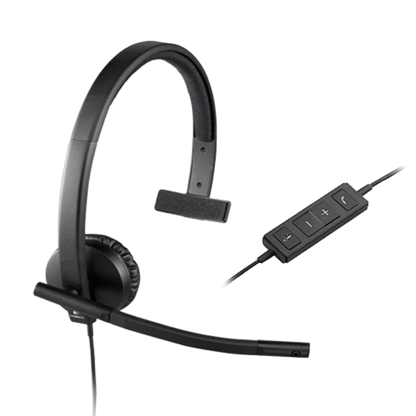 Logitech H570e Mono USB PC Headset (3)