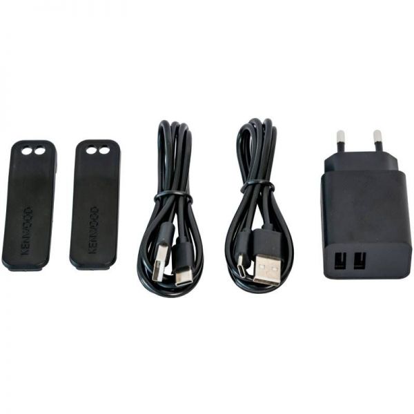 Pakket Kenwood UBZ-LJ9SET + 2 oortjes met versterkte kabel