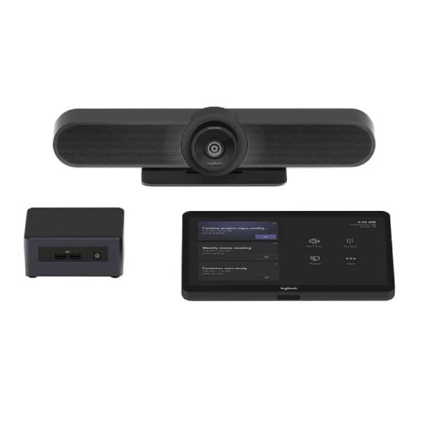 Logitech-bundel met Logitech Tap, Logitech MeetUp en NUC i5