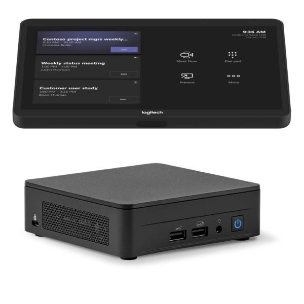 Logitech TAP Base Room Bundle met NUC Mini-pc