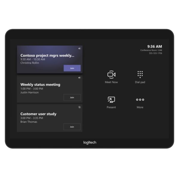 Logitech TAP Base Room Bundle met NUC Mini-pc