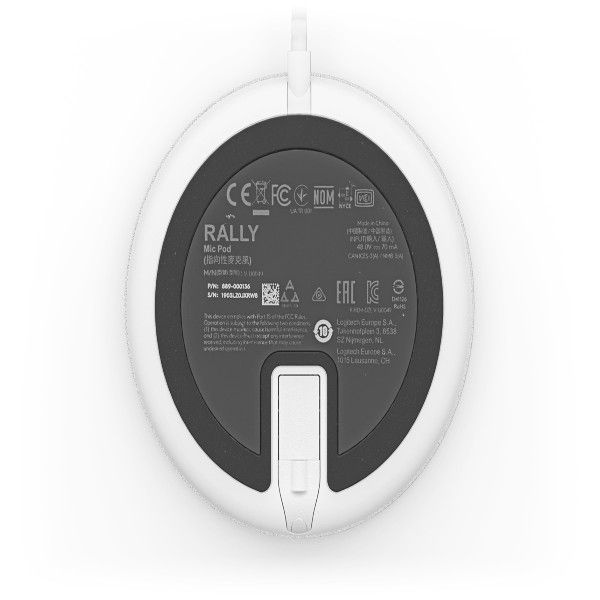 Logitech Rally Mic Pod - Wit