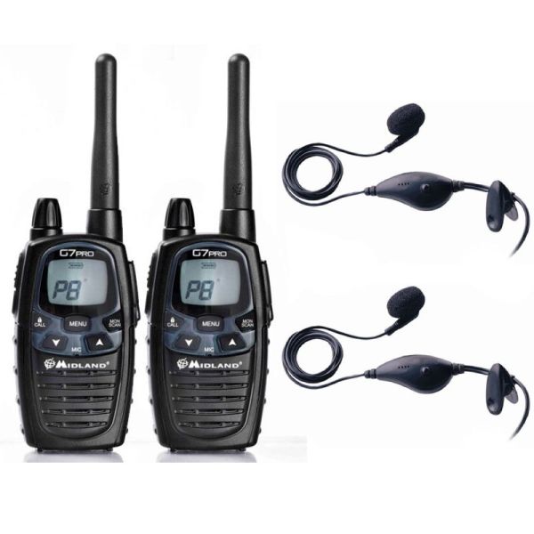 Midland G7L PRO + 2 oortelefoonsets