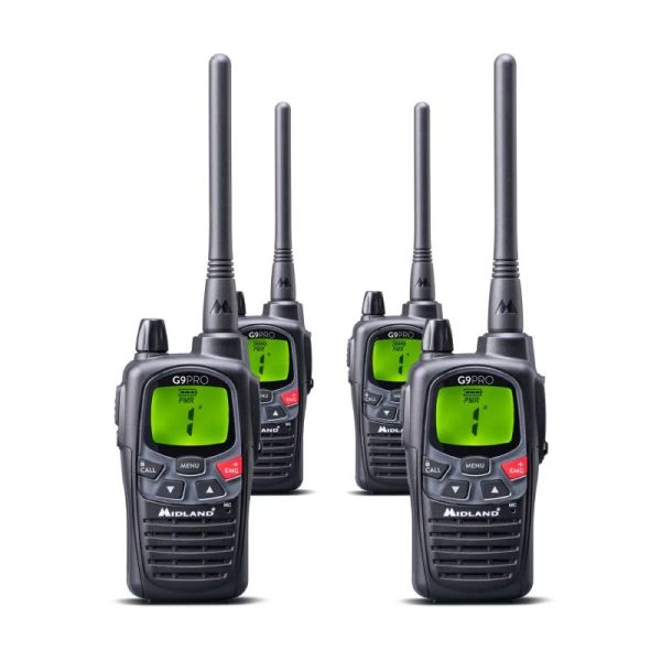 Pakket van 4 Midland G9 Pro
