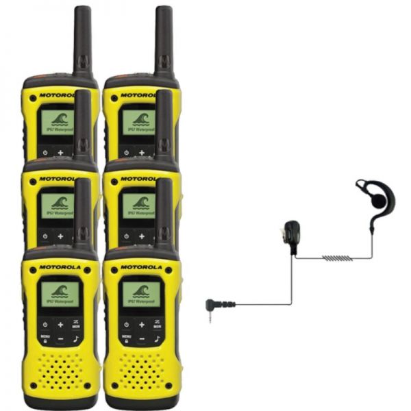 Motorola T92 x6 e cuffie PTT x6