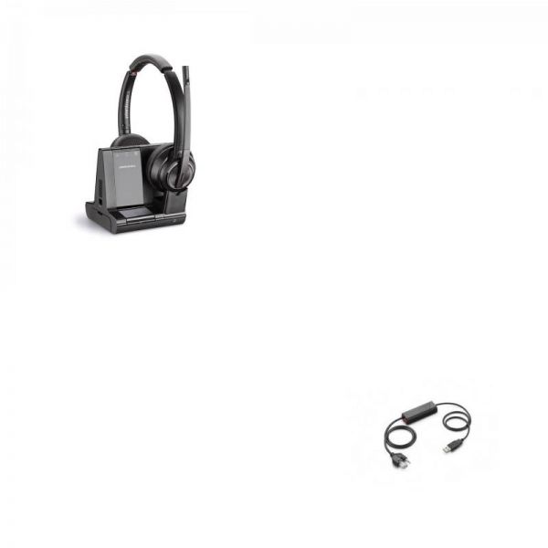 Plantronics Savi 8220 Office Duo-headsetpakket voor Alcatel