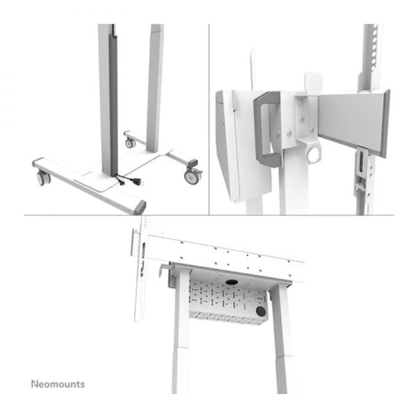 Neomounts FL55-875WH1 gemotoriseerde vloerstandaard