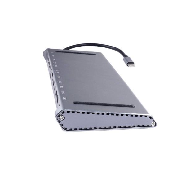 Cleyver Dock USB C 12 poorten