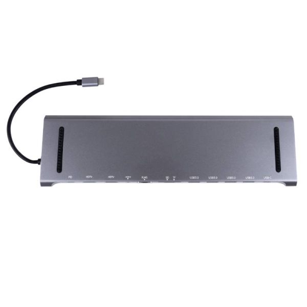 Cleyver Dock USB C 12 poorten