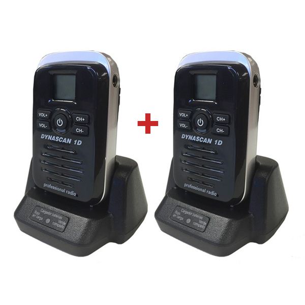 Twee Dynascan 1D PMR446 Walkie-Talkies