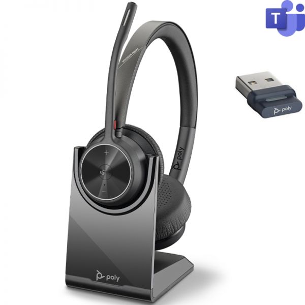Poly Voyager 4320 USB-A Microsoft Teams + Oplaadstation