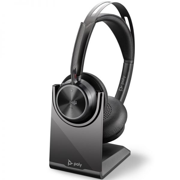 Poly Voyager Focus 2 MS, USB-A + Oplaadstandaard
