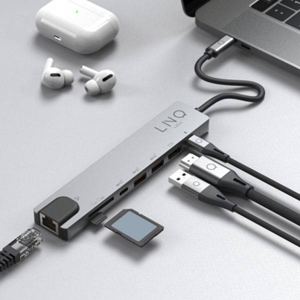 LINQ Multipoort Hub PRO 8-in-1