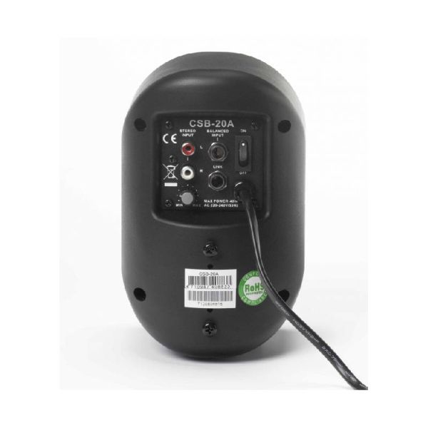 Rondson Compacte luidspreker CSB-20A (zwart)