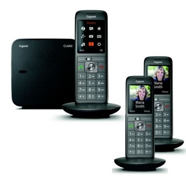 Gigaset CL660 Trio Pack + draadloze hoofdtelefoon