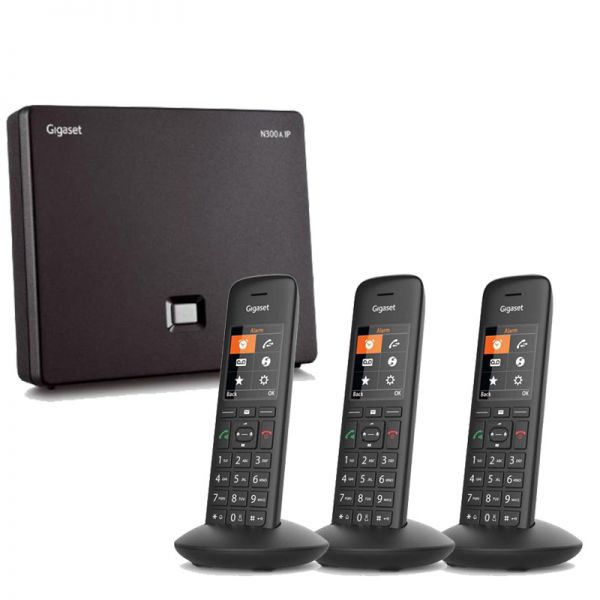 Gigaset N300A IP + 3 Gigaset C570HX Handsets
