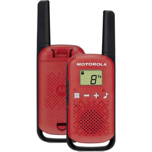 Motorola T42 rood voor en achterkant