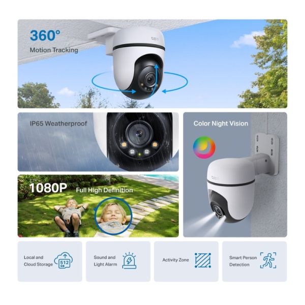 TP Link Tapo C500 Pan&Tilt Buiten Camera