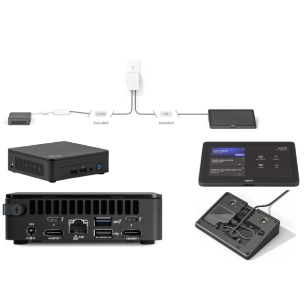 Logitech TAP Base Room Bundle met NUC Mini-pc