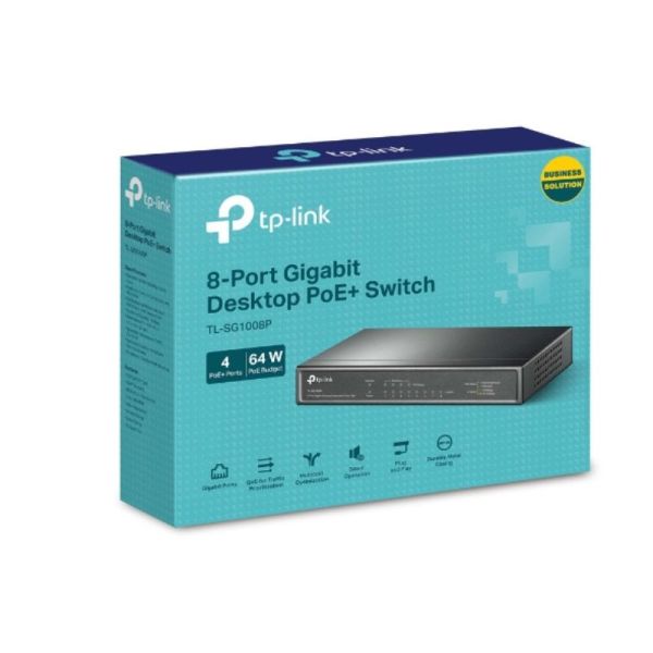TP-Link TL-SG1008P netwerk switch
