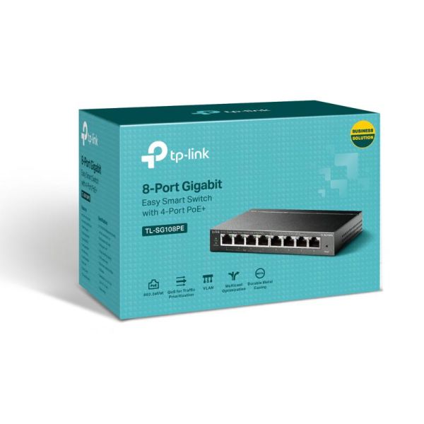 TP-Link TL-SG108PE netwerk-switch