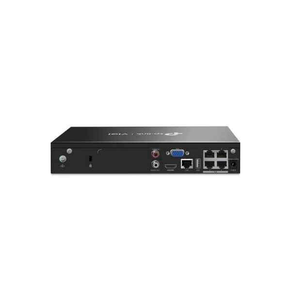 TP-Link VIGI NVR1004H-4P Netwerk Video Recorder (NVR) Zwart
