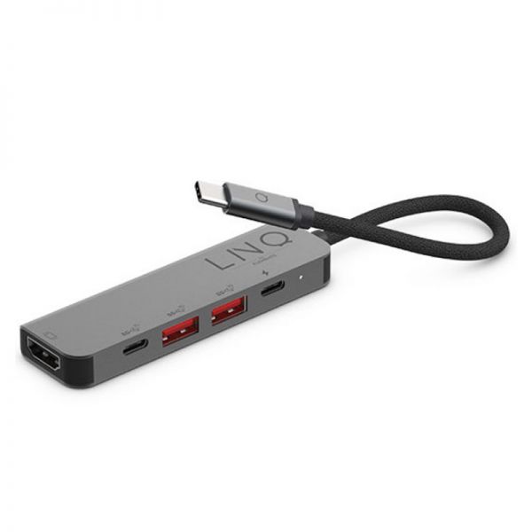 LINQ 5-in-1 PRO Multipoort Hub