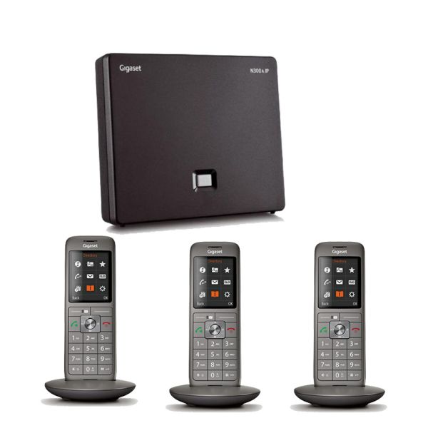 Gigaset N300A IP + 3 Gigaset CL660HX Handset