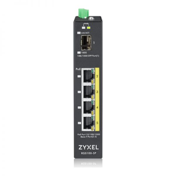 ZYXEL RGS100-5P Unmanaged Robuuste Switch
