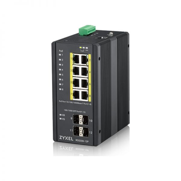 ZYXEL RGS200-12P Managed Robuuste switch