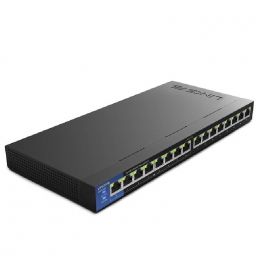 Linksys LGS116P-EU Schakelaar 16 Poorten PoE+