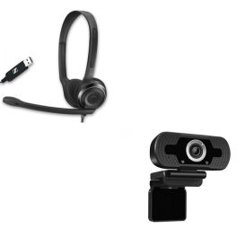 Sennheiser PC 8 USB  +  Webcam USB HD Desktop