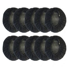 10 Katoenen Headset Covers (Zwart) (1)